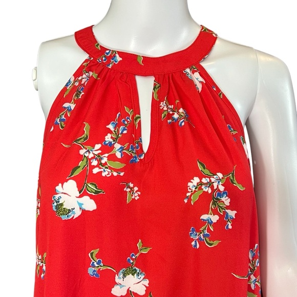 PaperMoon - Womens Floral Strapless Summer Top Sz. MD - Picture 2 of 11